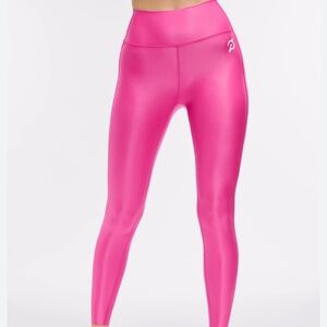 Peloton Shiny Pink Leggings